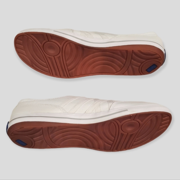 Womens Keds slip on elastic lace size 10 color white - Picture 3 of 5